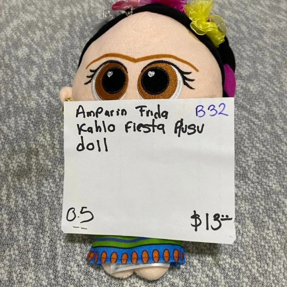 Amparin Frida Kahlo plush doll. SKU-B32